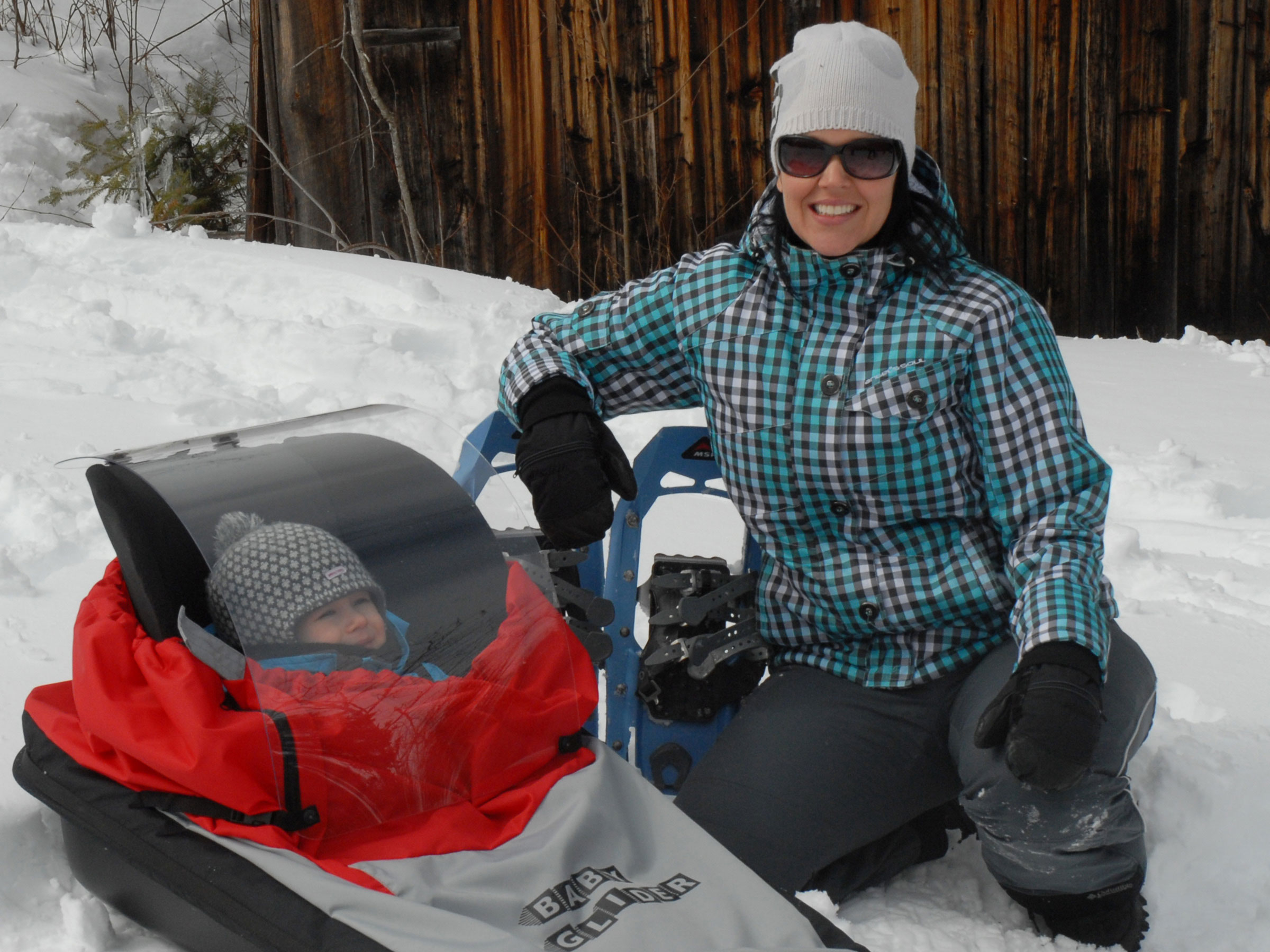 Baby Glider, la pulka idéale pour faire du ski de fond accompagné de son jeune enfant.